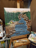 "Cabin Creek" Original Painting