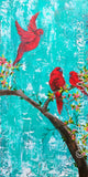 "Red Birds" Original Painting
