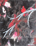 Abstract Cardinal 8"x10" Original Painting Collection