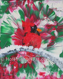 Abstract Cardinal 8"x10" Original Painting Collection