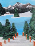 "Cabin Lake" Original Painting