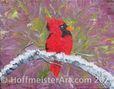Abstract Cardinal 8"x10" Original Painting Collection