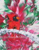 Abstract Cardinal 8"x10" Original Painting Collection