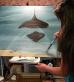 "Midnight Dip" Original Painting