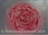 "Pink Flower Burst" Original Painting