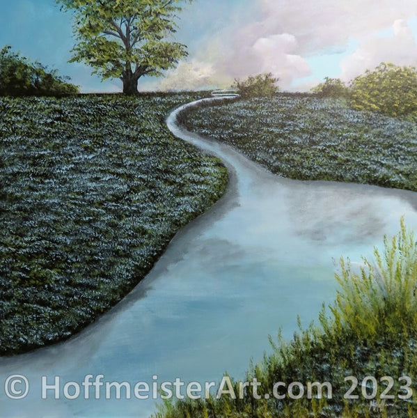 "Blue River" Original Painting