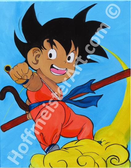 "Young Goku" Original Painting