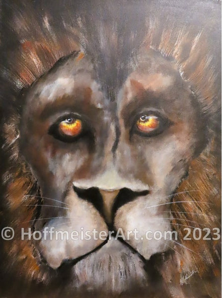 "Lion Heart" Original Painting