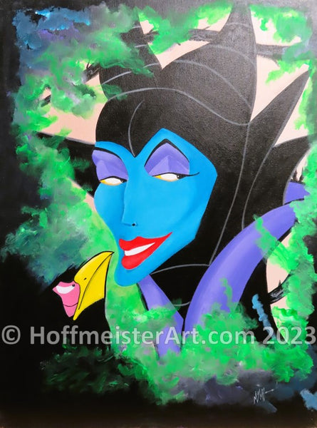 "Malificent" Original Painting