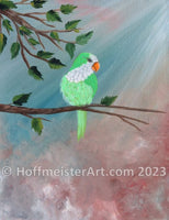 "Parakeet" Original Painting