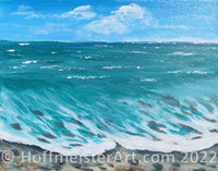 "Beach on the Rocks" Original Painting