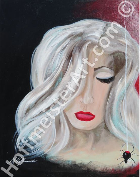 "Black Widow" Original Painting