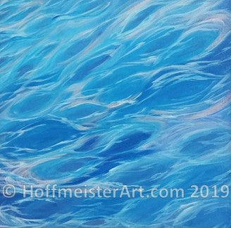 "Blue Shimmer" Original Painting