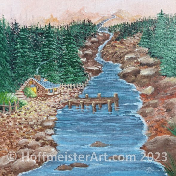 "Cabin Creek" Original Painting