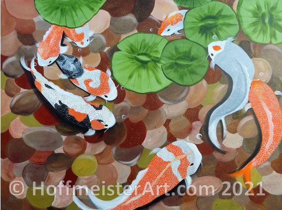 "Champion Koi" Original Painting