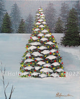 "Christmas Tree Forrest" Original Painting