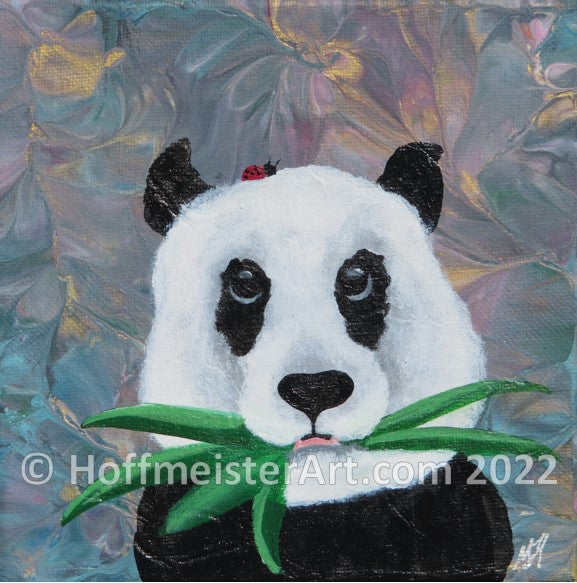"City Panda" Original Painting