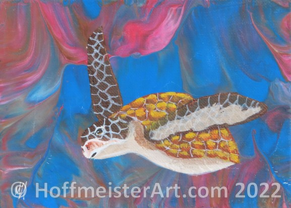 "Cope Turtle" Original Painting