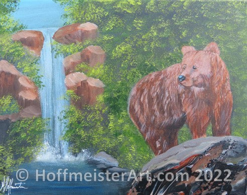 "Cute Griz" Original Painting