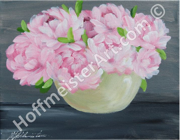 "Flower Pot" Original Painting