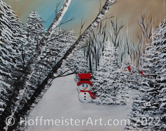 "Frosty Relation" Original Painting