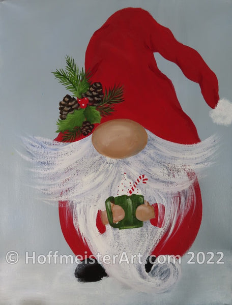 "Gnome Hot Coco" Original Painting