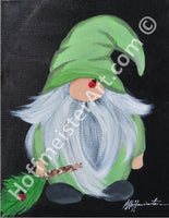 "Gnome Ladybug" Original Painting