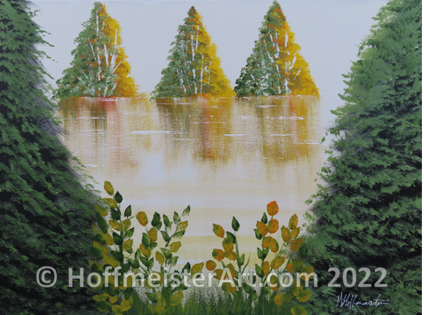 "Golden Trees" Original Painting