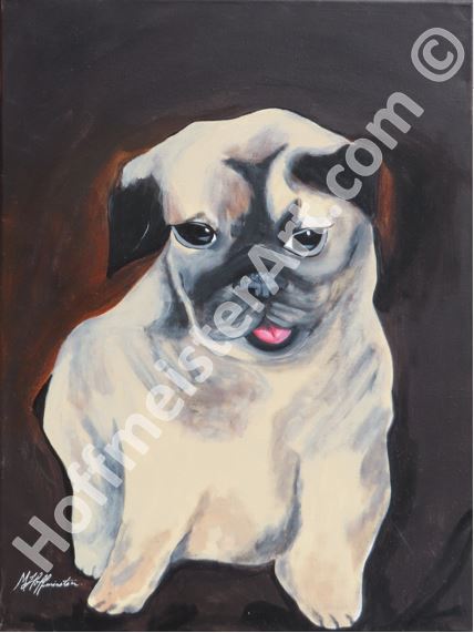 "Pug" Original Painting