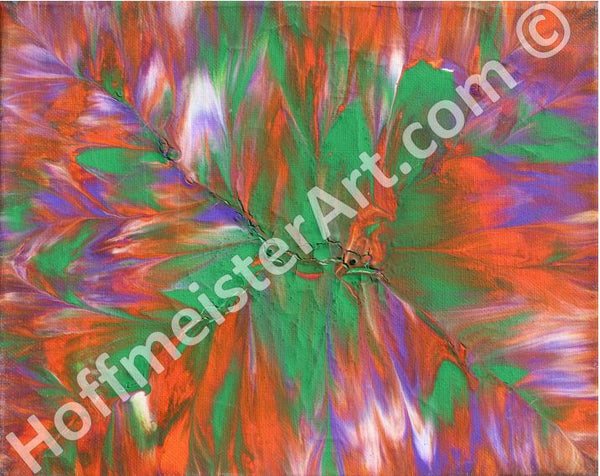 "Abstract Flower" Original Painting