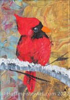 "Idaho Cardinal" Original Painting