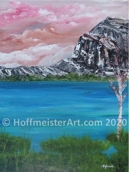 "Mountain Lake" Original Painting