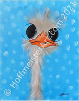 "Ostrich" Original Painting