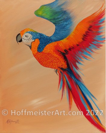 "Parrot" Original Painting