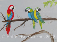 "Parrott-Dise" Original Painting