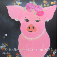 "Piggy" Original Painting