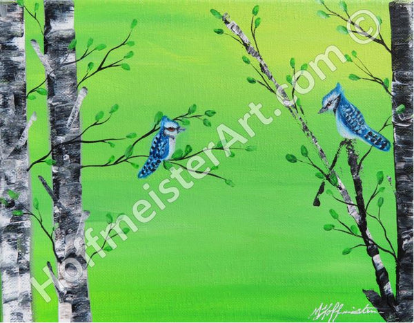 "Poplar Birds" Original Painting