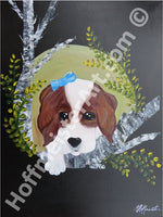 "Puppy on Limb" Original Painting
