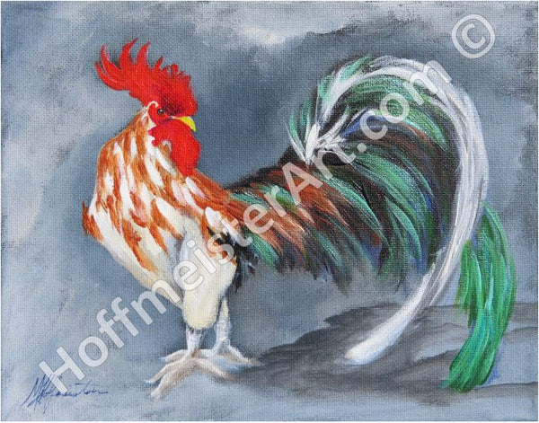 "Rooster" Original Painting