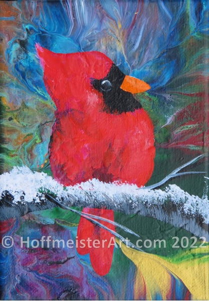 "Texas Cardinal" Original Painting