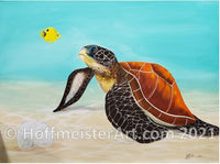 "Turtle Friend" Original Painting