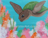 "Turtle Garden" Original Painting