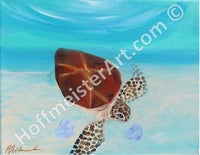 "Turtle Jelly Dinner" Original Painting