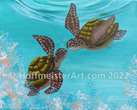 "Turtle Love" Original Painting