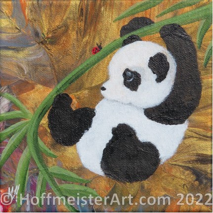 "Yale Panda" Original Painting